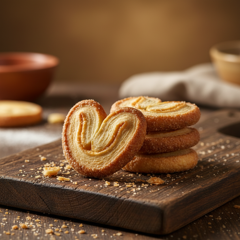 Galleta oreja estilo artesanal